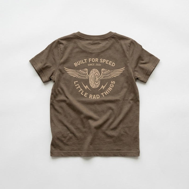 THE WINGED MECHANIC TEE - BROWN