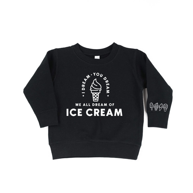 I DREAM OF ICE CREAM - Ice Cream Wrist Detail - Child Sweater