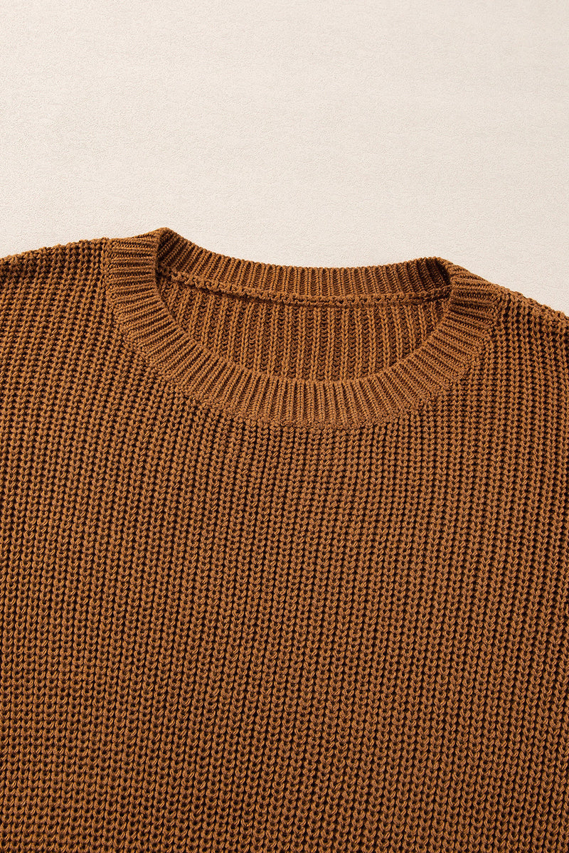Evelyn Beaded Drop Shoulder Sweater
