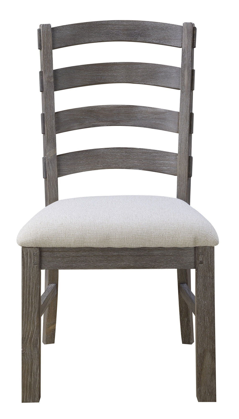 Upholstered Dining Chairs (Set of 2) - Brown - Wood