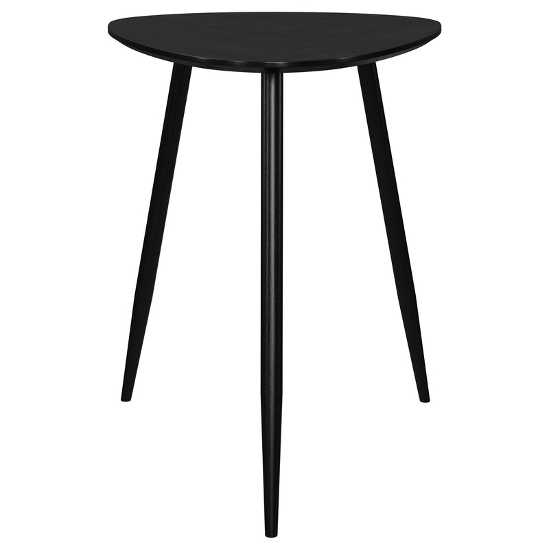Odessa 2-piece Triangular Coffee and End Table Set Black