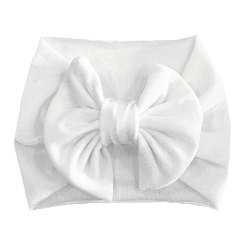 Childrens Multi-color Festive Velvet Headband With Stretchy Hair Accessory