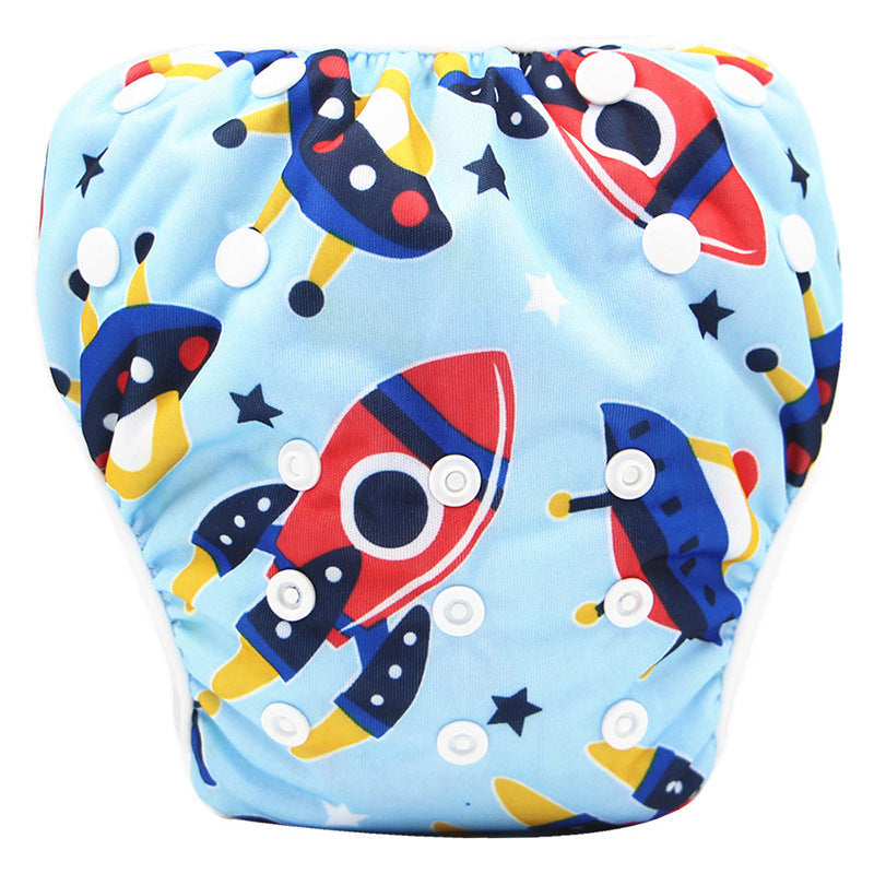 Fashionable Children's Cartoon Swim Trunks