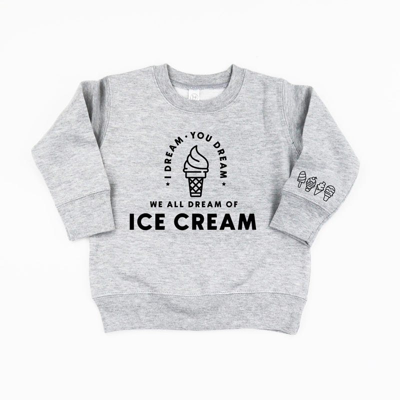 I DREAM OF ICE CREAM - Ice Cream Wrist Detail - Child Sweater