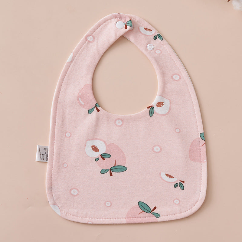 Babys Pure Cotton U-shaped Bib Waterproof Baby Bib
