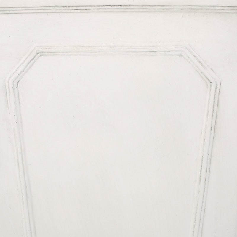 16" x 30.5" Outdoor MGO Planter with Antique White Finish