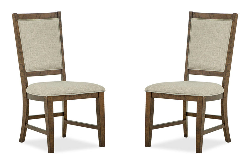 Bay Creek - Step Up Side Chair With Upholstered Seat & Back (Set of 2) - Toasted Nutmeg