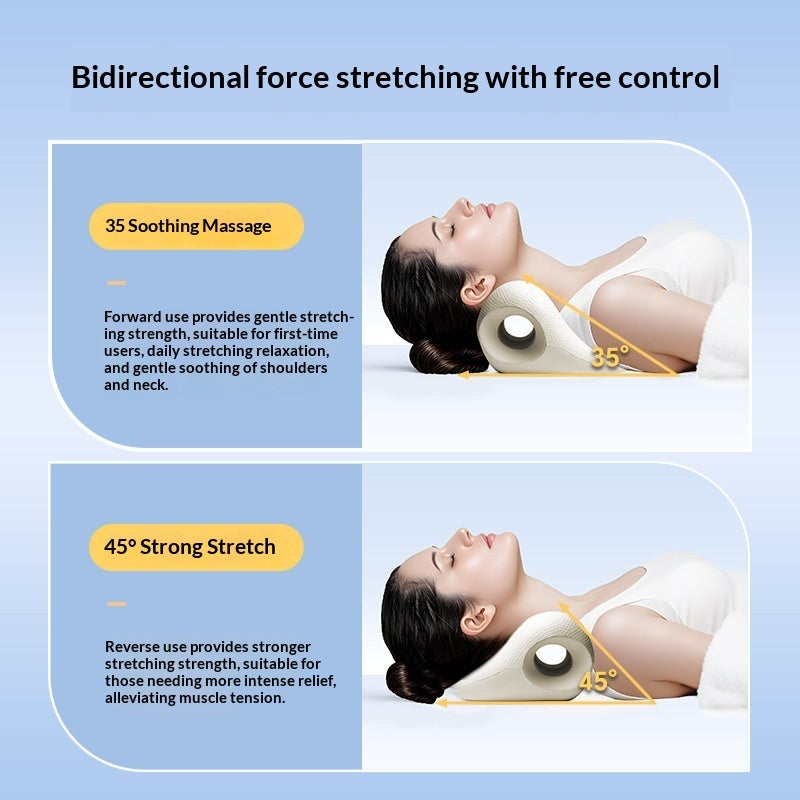 Cervical Neck Relaxer Pillow – Foam Traction Support for Neck Pain & Tension Relief