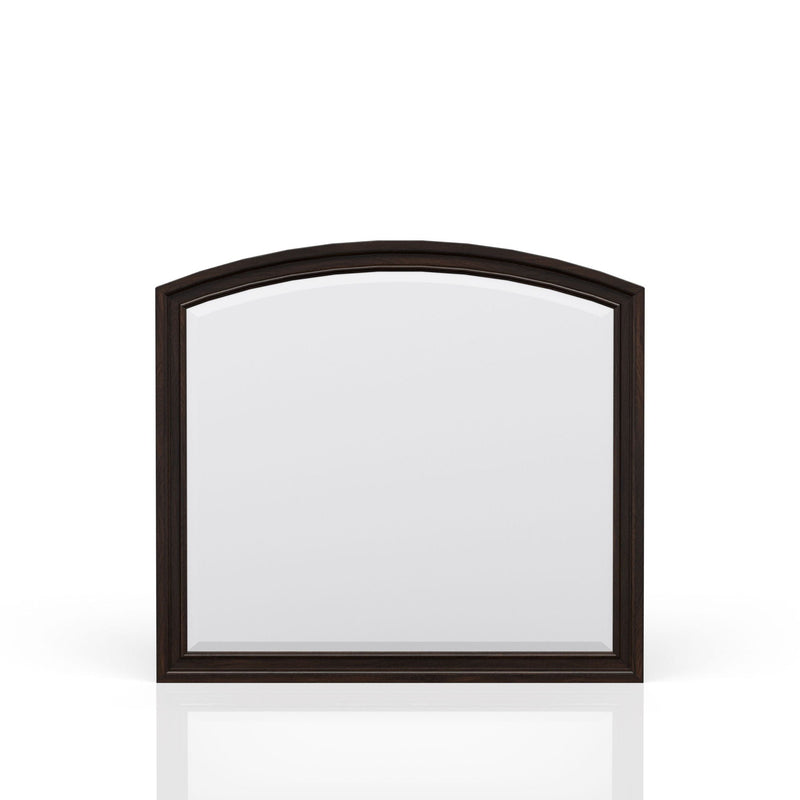 Elegant Design Mirror - Dark Cherry