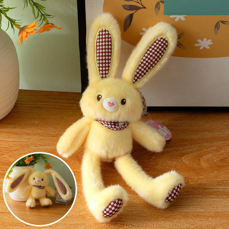 Dopamine-themed Bunny Toy For Your Backpack