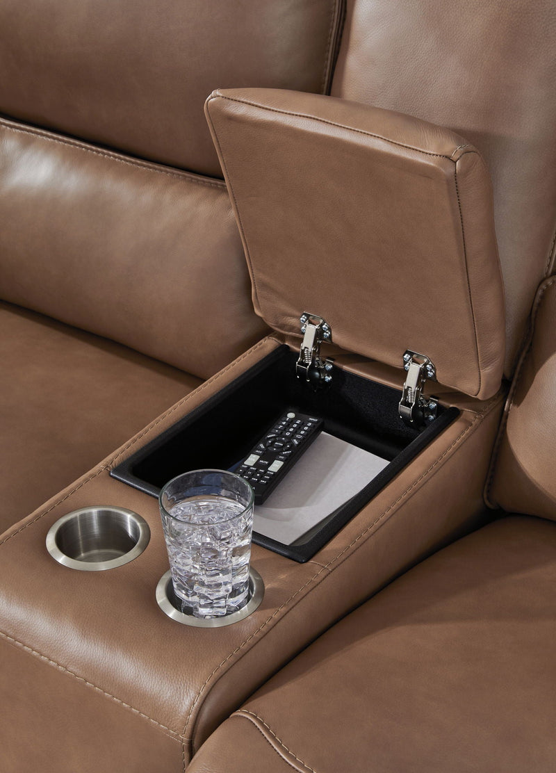 DeepWakes - Power Reclining Loveseat / Console / Adjustable Headrest