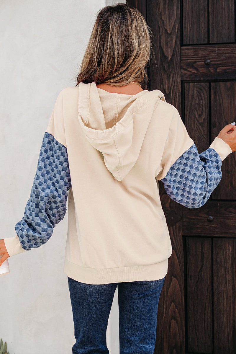 Adalynn Kangaroo Half Zipper Hoodie