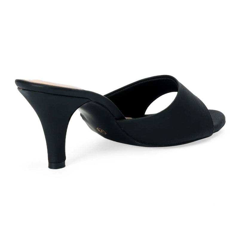 Velina – Black Kitten Heels