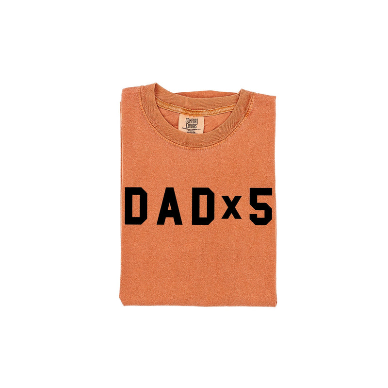 DAD x (Child Number) - Comfort Colors Tee