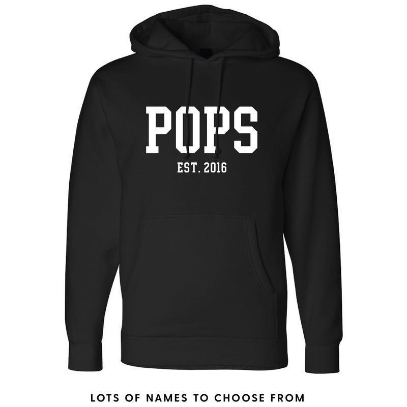 Midweight Father's Day HOODIE - EST. - Select Your Name and Year