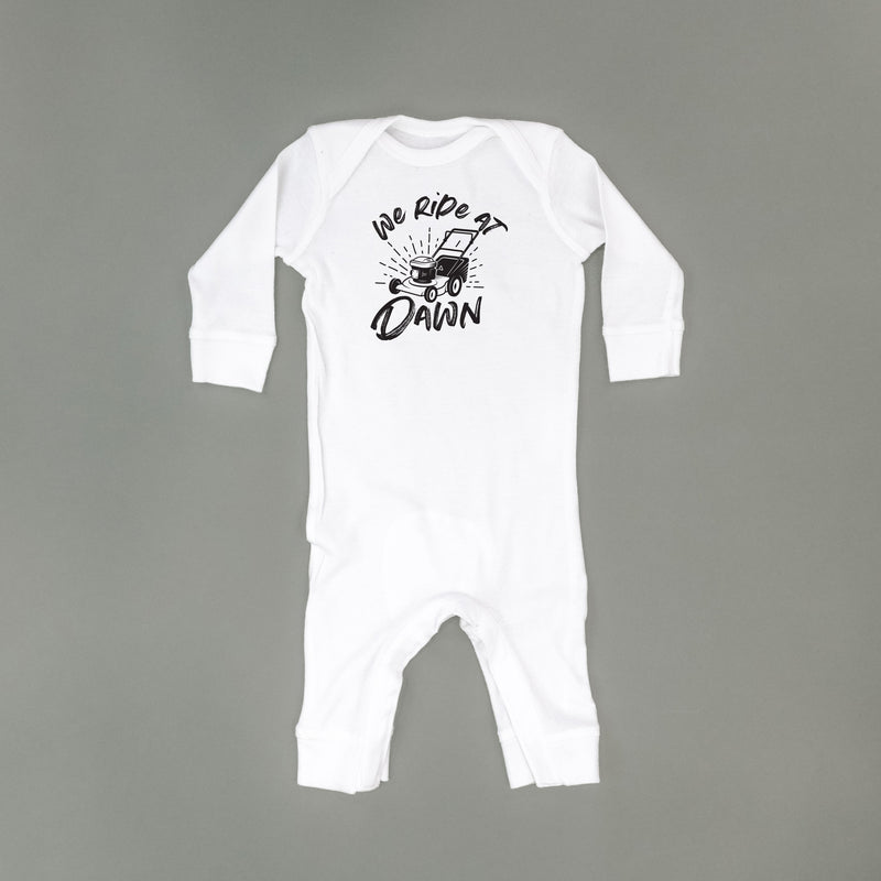 We Ride at Dawn - (Choose Your Mower) - Baby Sleeper
