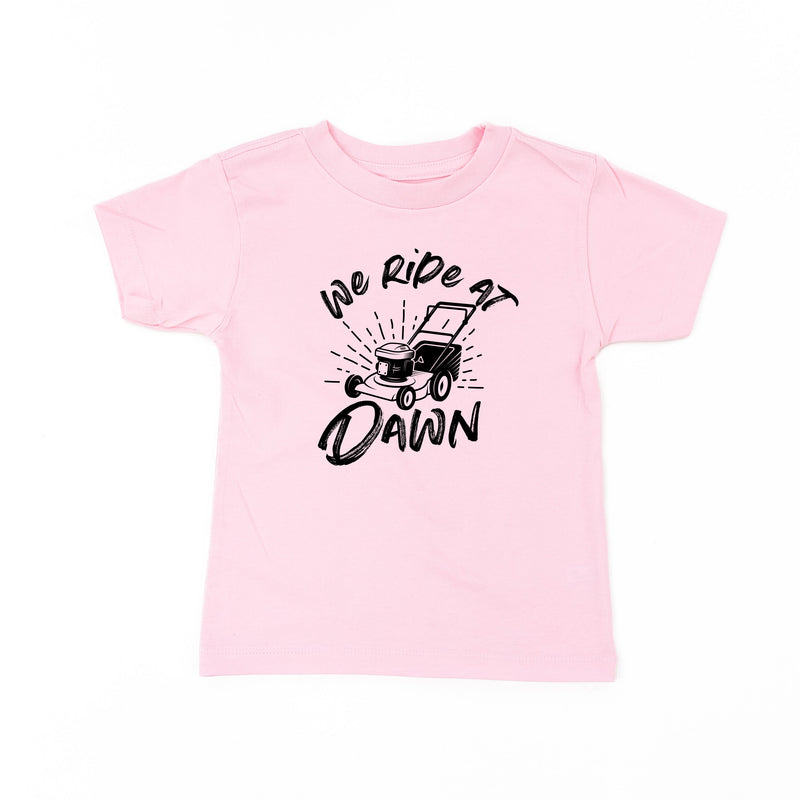 We Ride at Dawn - (Choose Your Mower) - Child Tee