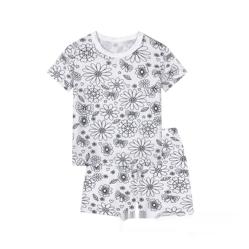 Cotton Children's Loungewear Pajamas Suit