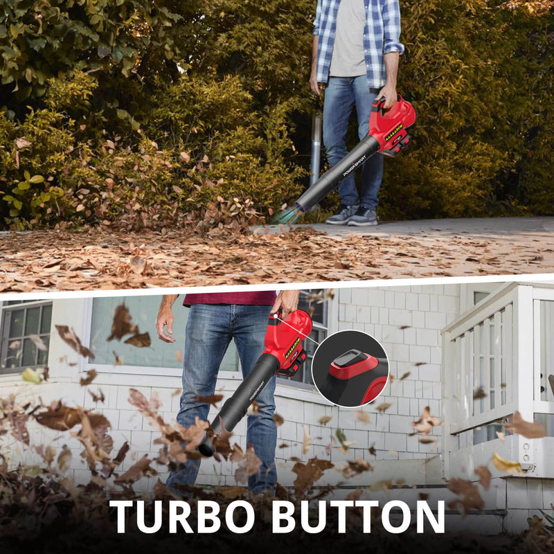 450CFM Cordless Leaf Blower w/ Two 20V Battery and Charger DB2201B