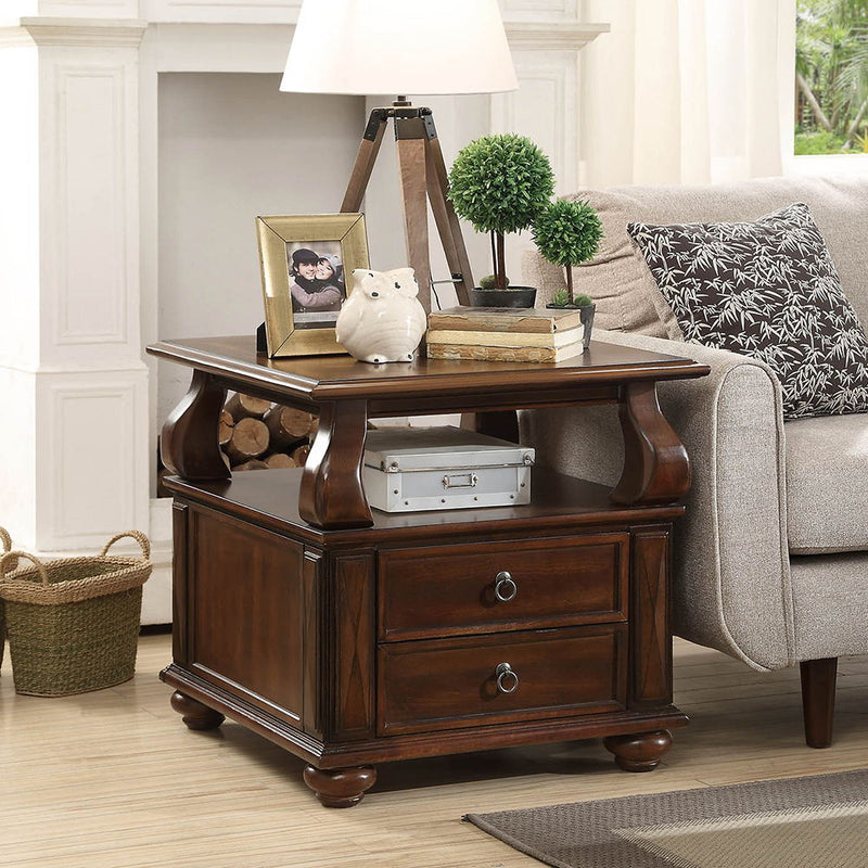 Amado - End Table - Walnut