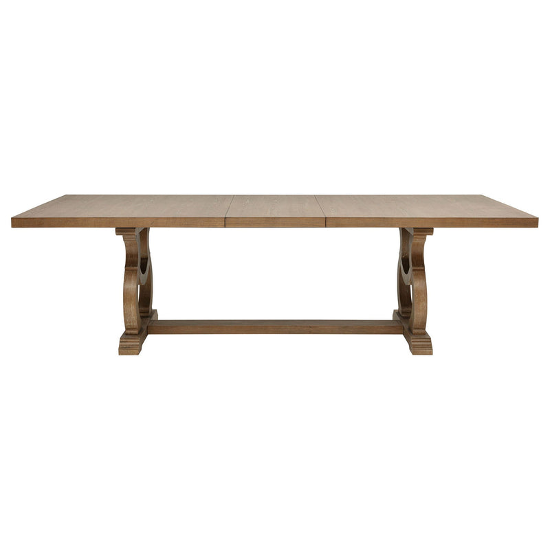 Brockway 5-piece Extension Leaf Dining Set Barley Brown