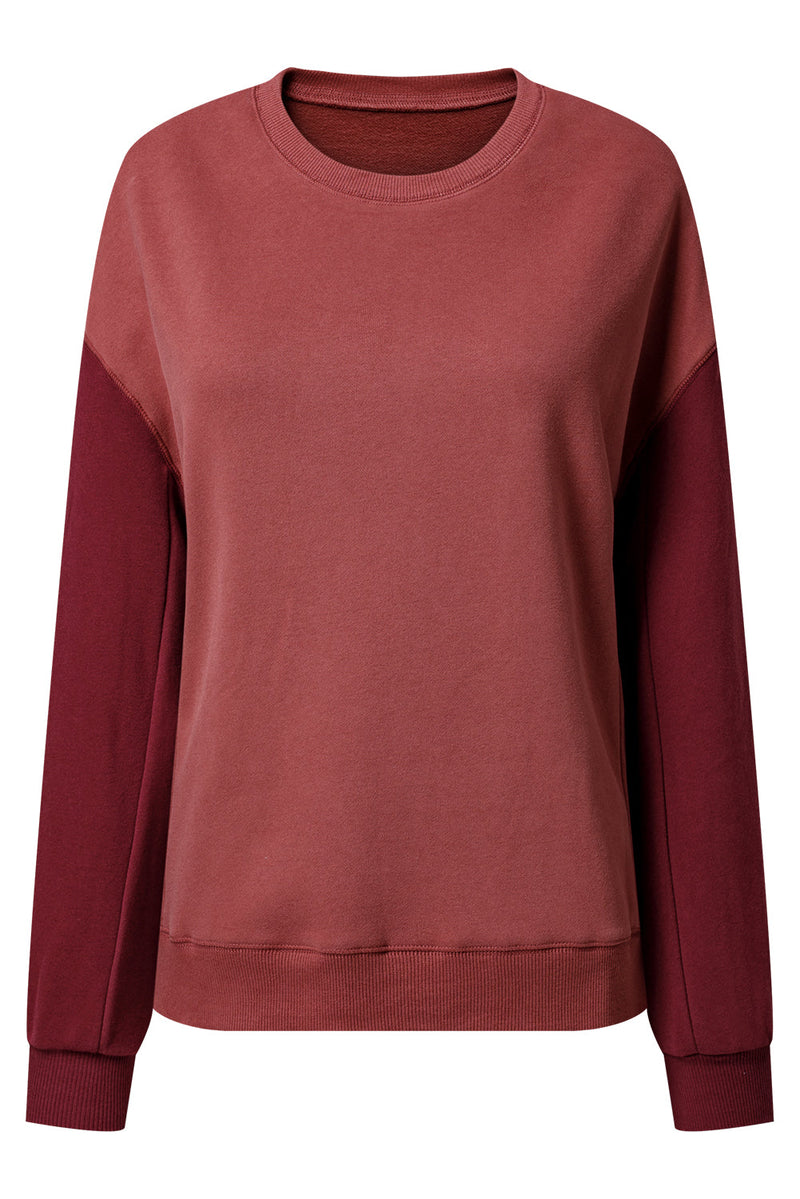 Ella Patchwork Drop Shoulder Pullover