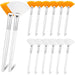 14 Pieces Fan Brushes Applicator, Mask Brushes for Facial Makeup Tools for Face Cosmetic(Brown)