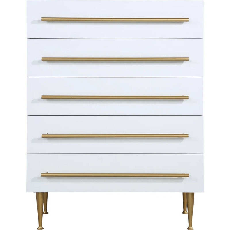 Contemporary 5 Drawer Chest For Bedroom