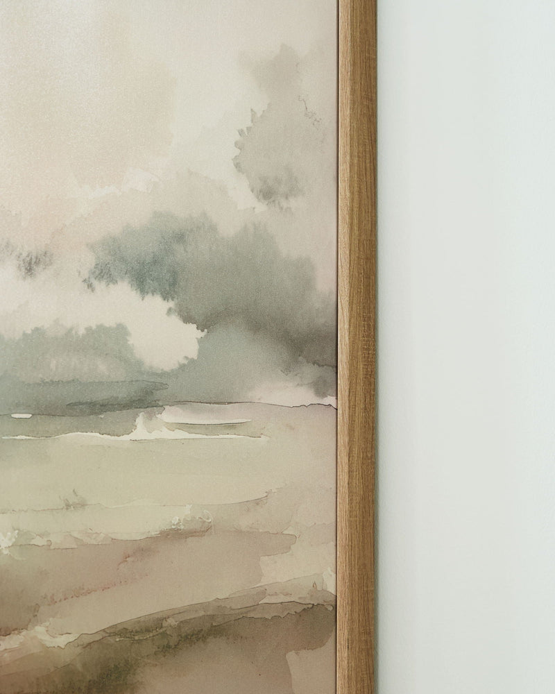 Vallus - Wall Art - Blush / Green / Gray