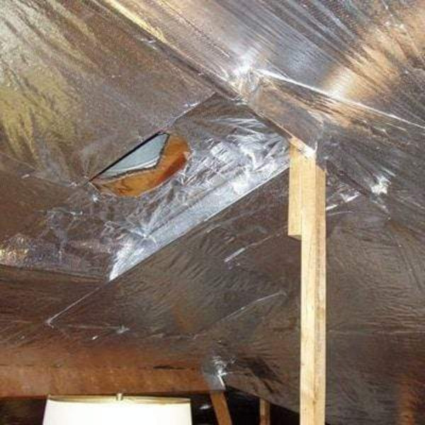 Non-Perforated Solid Roof Deck Radiant Barrier House Wrap Reflective Insulation Foil - All Sizes
