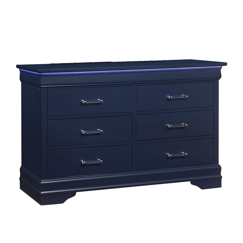 Charlston - 5 Piece Bedroom Set With LED Headboard
