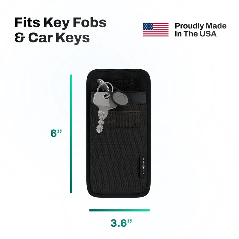 Ultra Armor Cybersecurity & Privacy Key Fob Faraday Bag