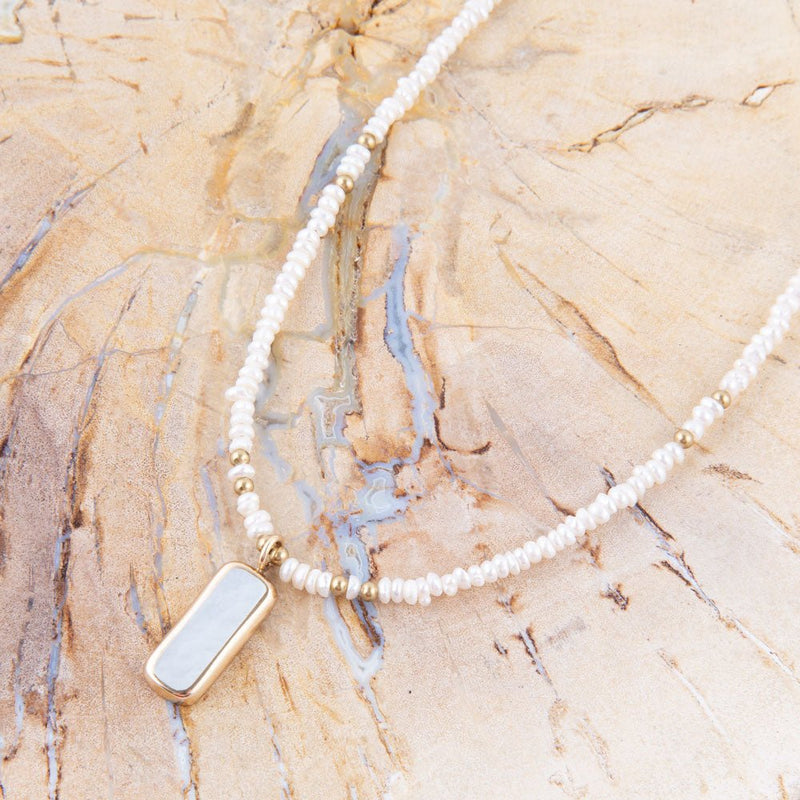 Delicately Mother of Pearl Necklace