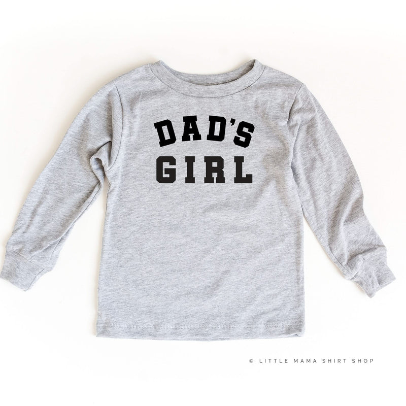 Dad's Girl - Varsity - Child Long Sleeve Tee