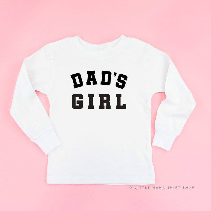 Dad's Girl - Varsity - Child Long Sleeve Tee