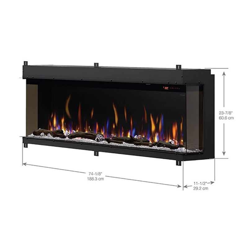 Dimplex IgniteXL Bold 74" Deep Built-In Linear Electric Fireplace [XLF7417-XD] (SAK78959)