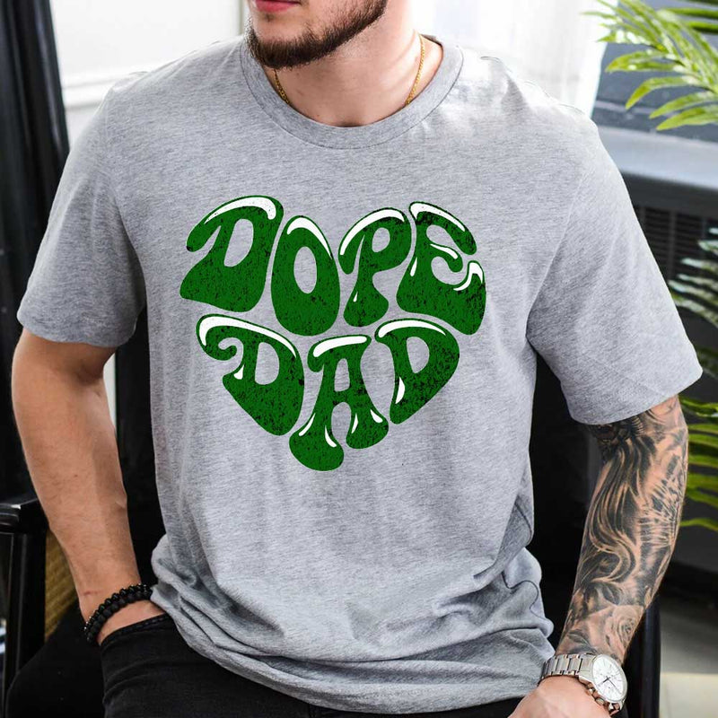Dope Dad Retro Graphic T-Shirt – Cool Father's Day Gift