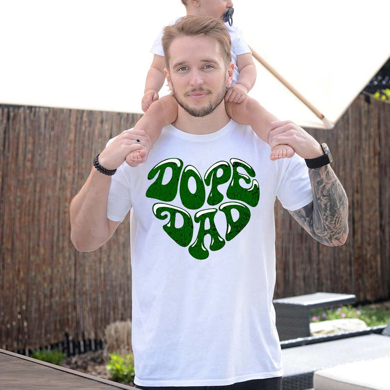 Dope Dad Retro Graphic T-Shirt – Cool Father's Day Gift