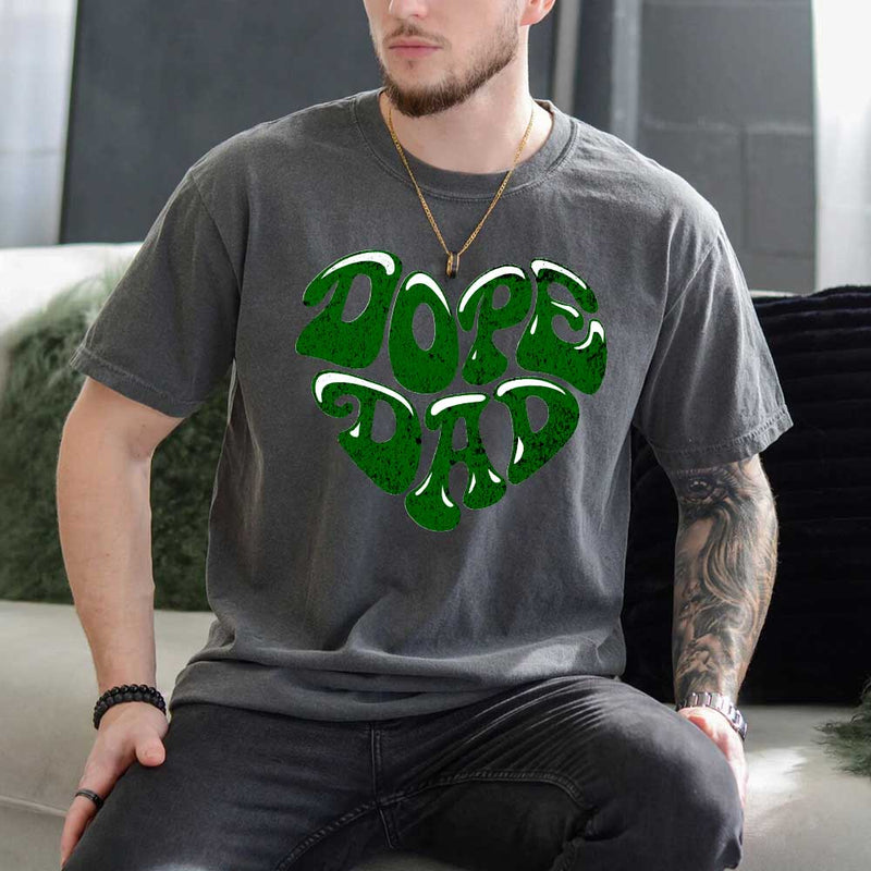 Dope Dad Retro Graphic T-Shirt – Cool Father's Day Gift