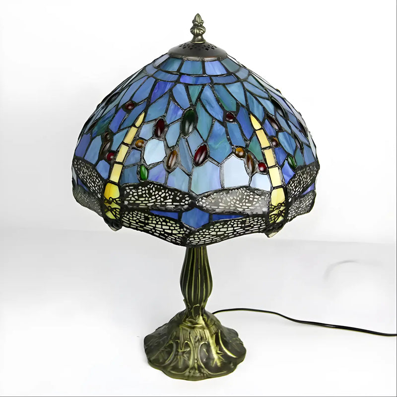 Dragonfly Tiffany Lamp Glass Tabletop Design