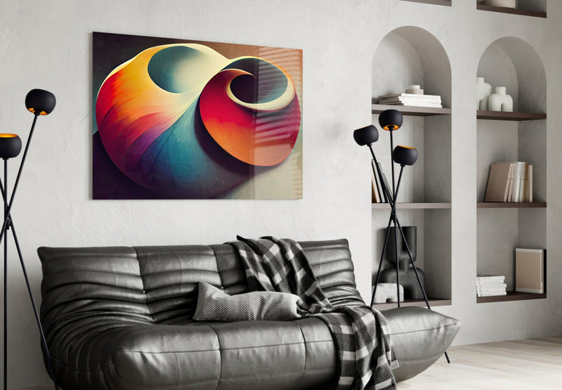 The Shell Glass Art || Designer Collection