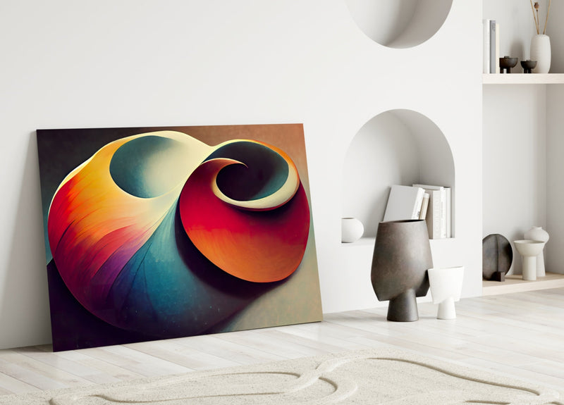 The Shell Glass Art || Designer Collection