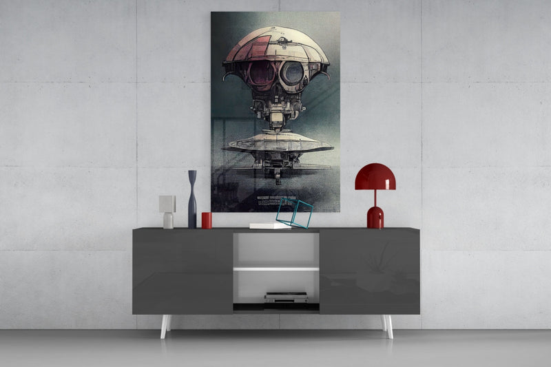 The Arrival Glass Wall Art || Designer Collection