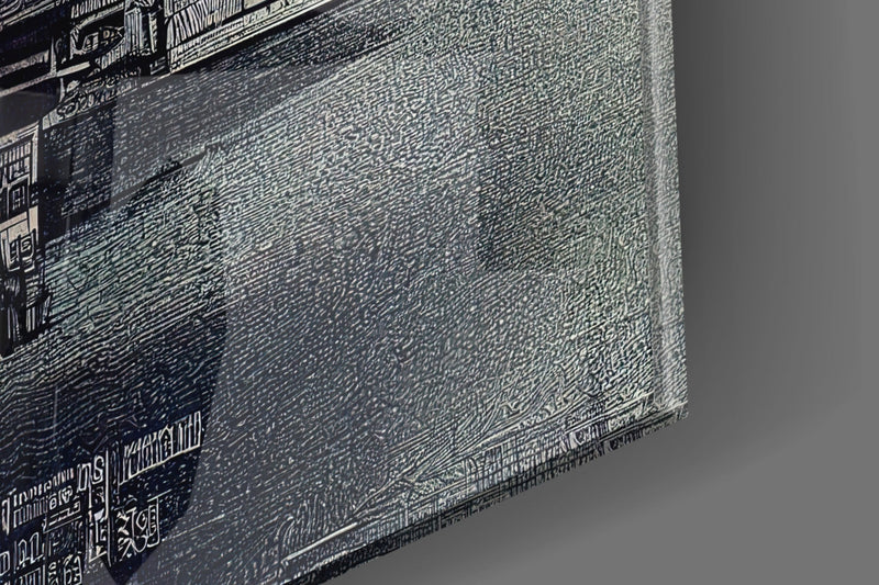 The Arrival Glass Wall Art || Designer Collection