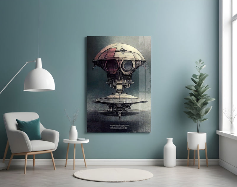 The Arrival Glass Wall Art || Designer Collection