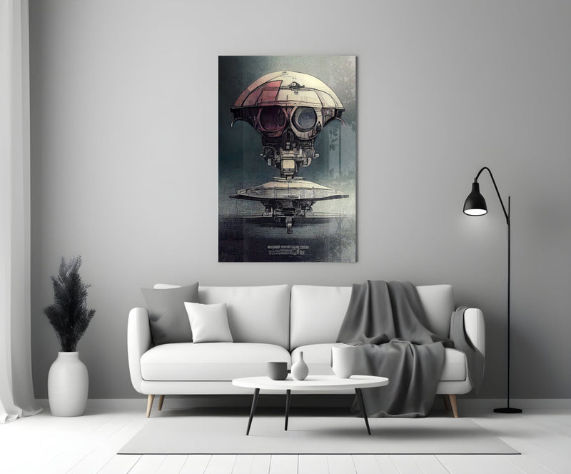 The Arrival Glass Wall Art || Designer Collection