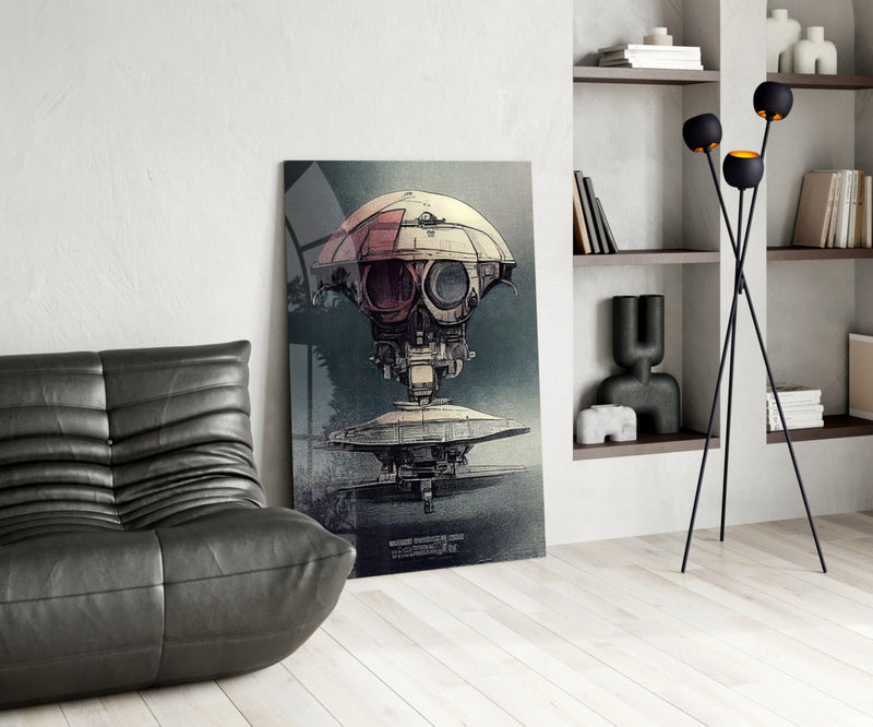 The Arrival Glass Wall Art || Designer Collection