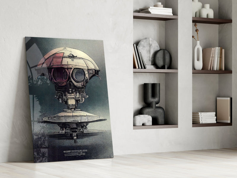 The Arrival Glass Wall Art || Designer Collection