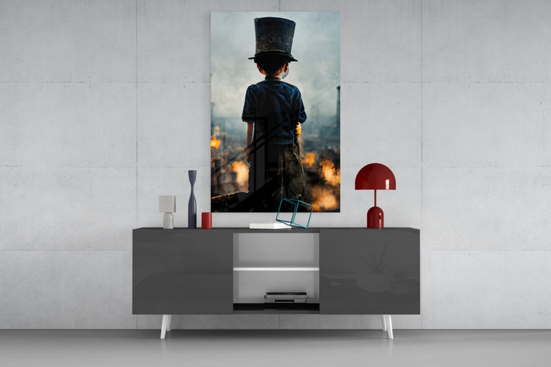 Burning the Past Glass Art  || Designer Collection