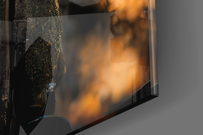 Burning the Past Glass Art  || Designer Collection